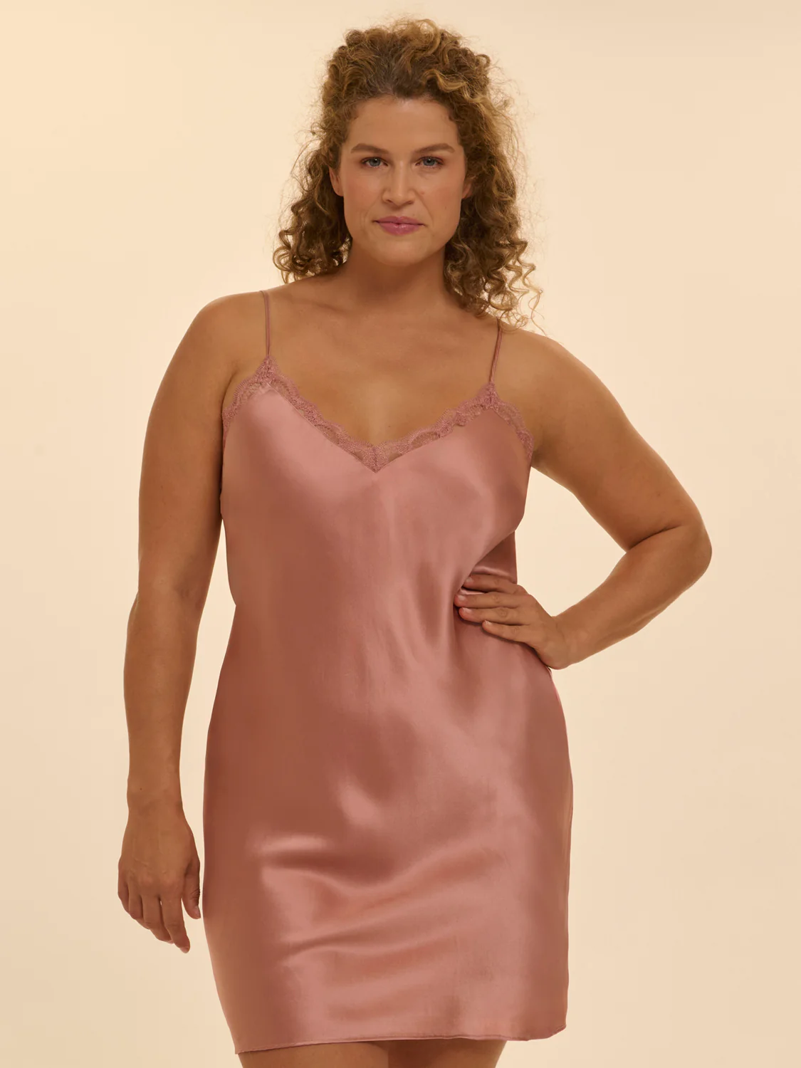 Nightdress - Smokey Pink - Image 8