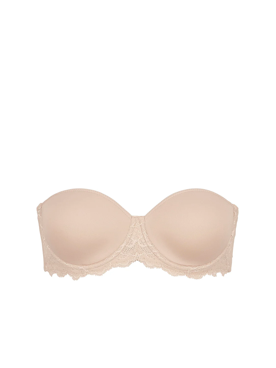 Non padded strapless bra, Spacer 3D - Peau rosée - Image 9