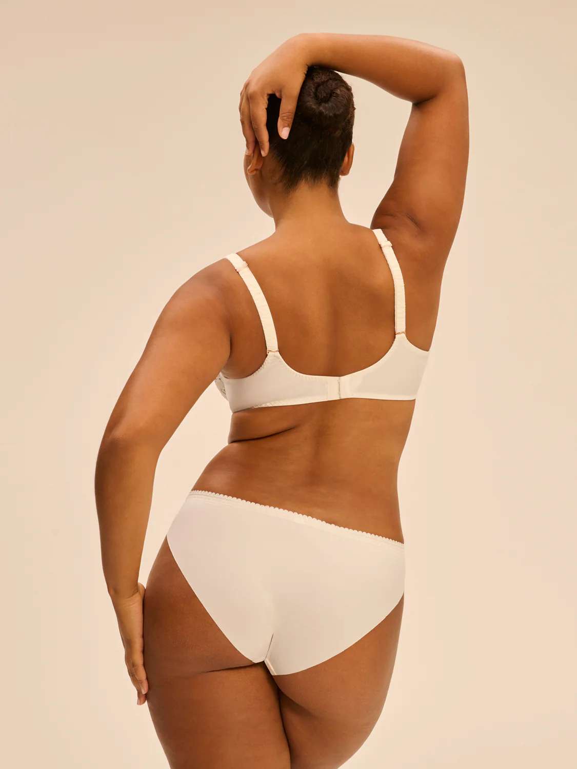 Plunging full cup bra - Natural - Image 5