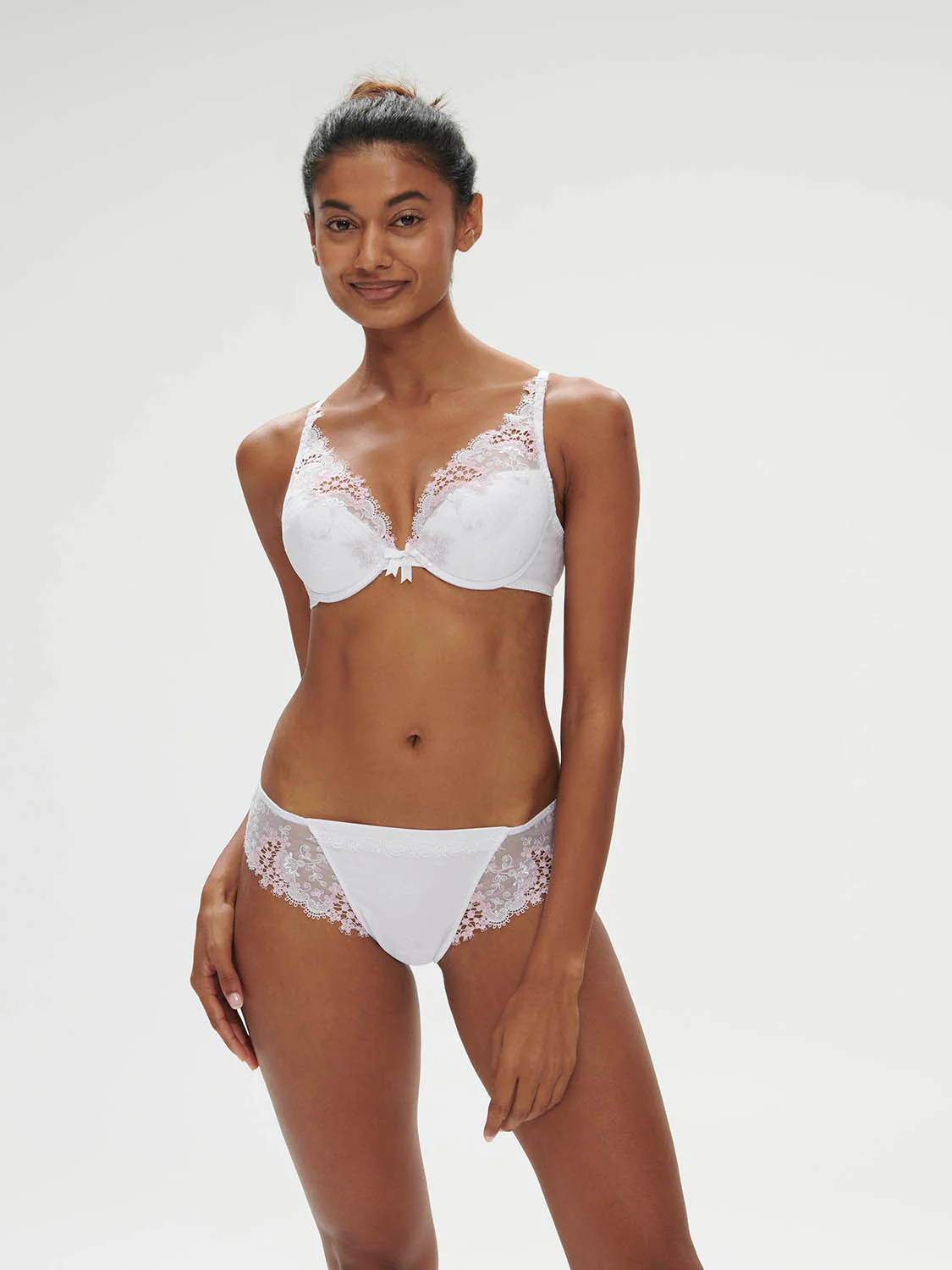 Plunging push-up bra - Cristal White - Image 4