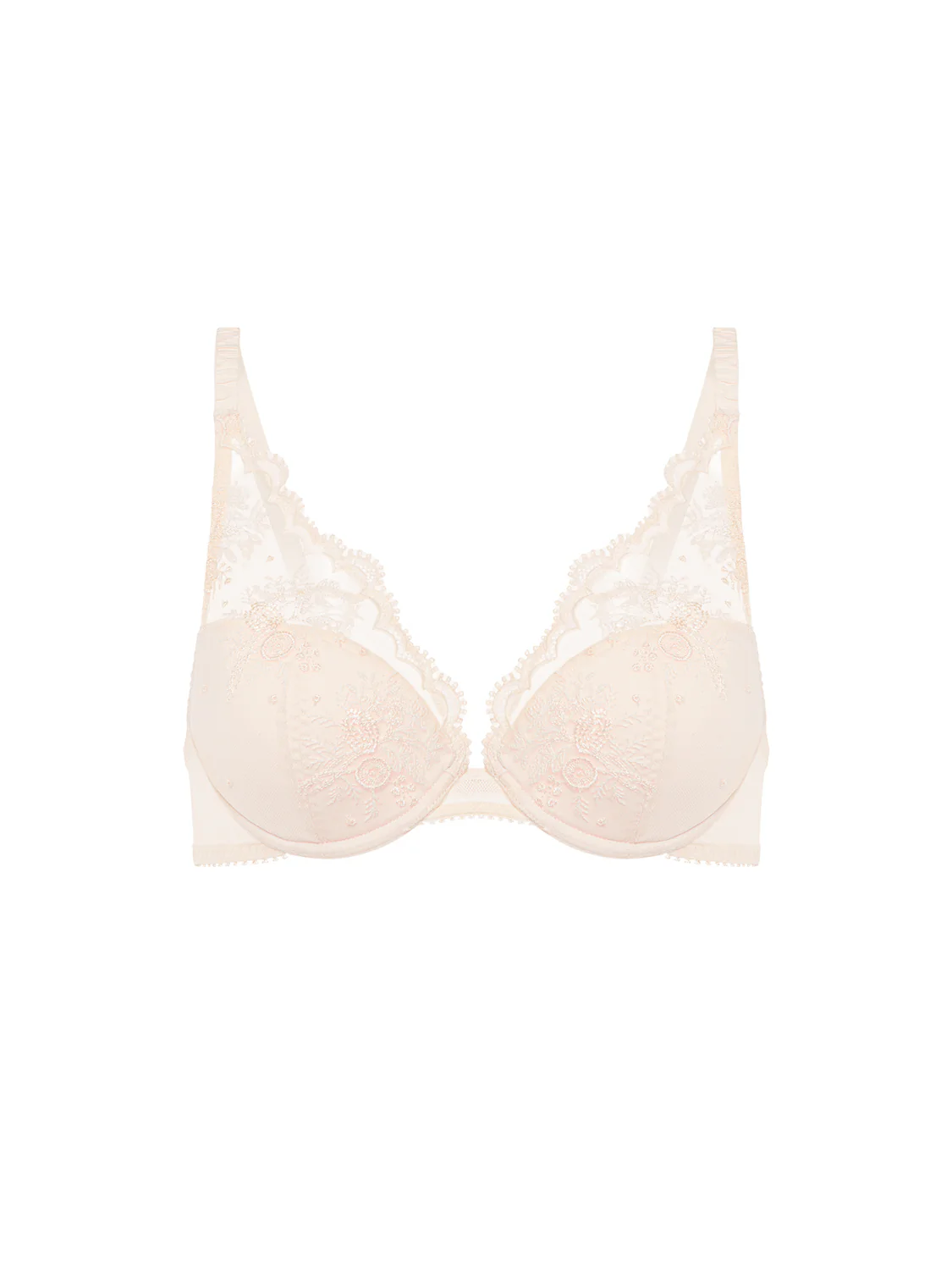 Plunging push-up bra - Sakura pink - Image 7