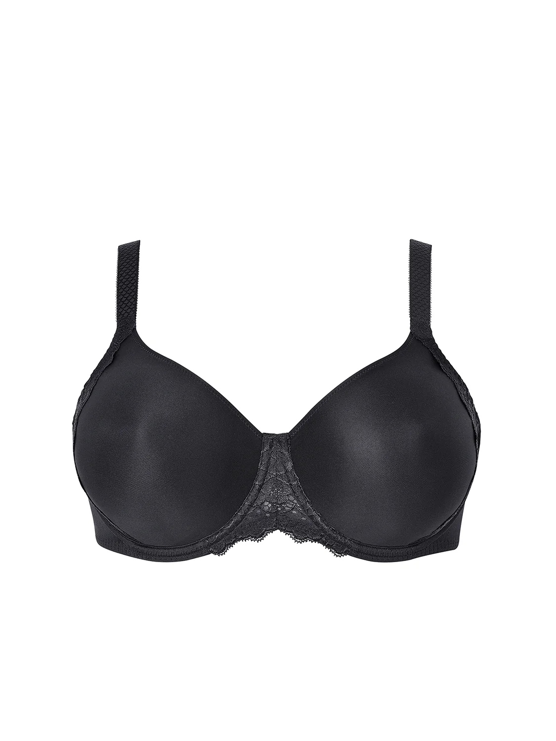 Rigid moulded bra - Black - Image 7