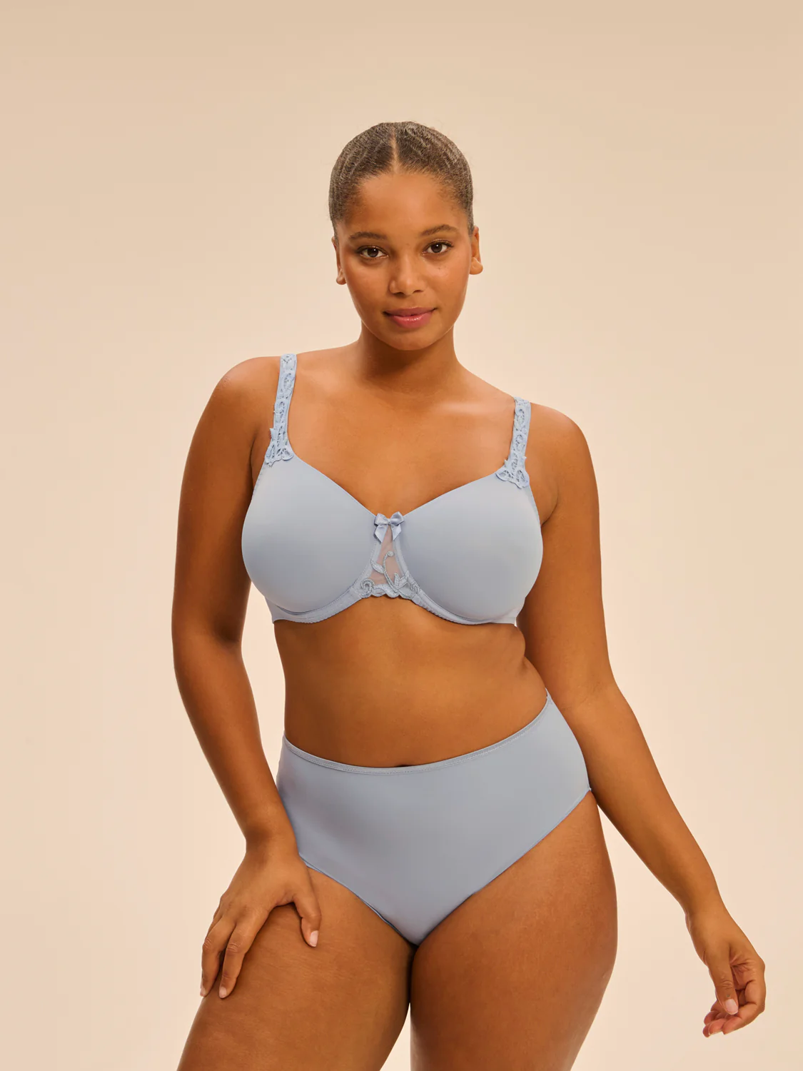 Rigid moulded bra - Dream Blue - Image 4