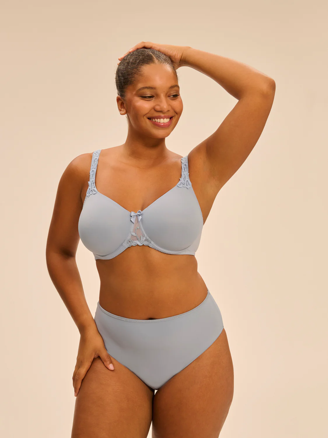 Rigid moulded bra - Dream Blue - Image 5