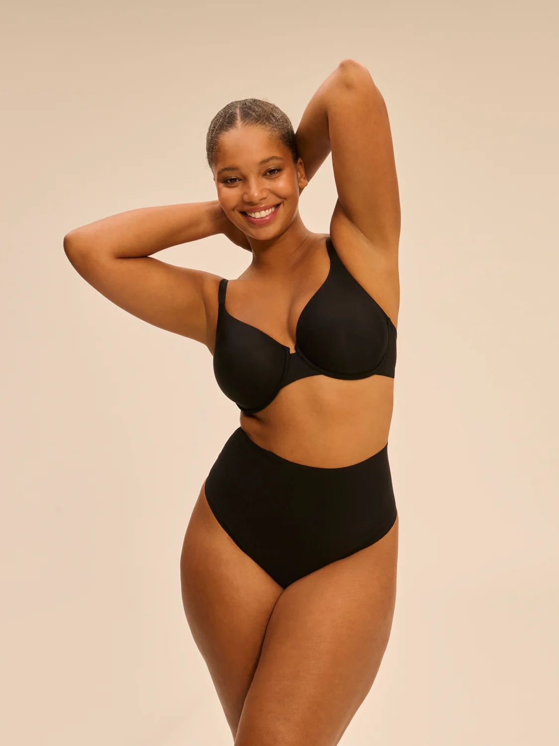 Seamless moulded multi-position bra - Black - Image 7