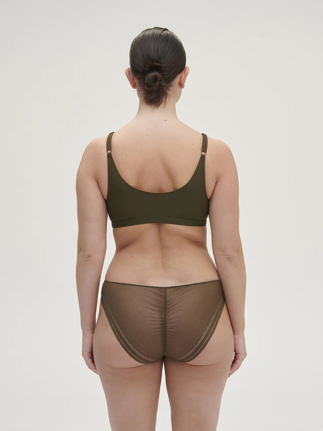 Soft cup triangle bra - Adventure Green - Image 10
