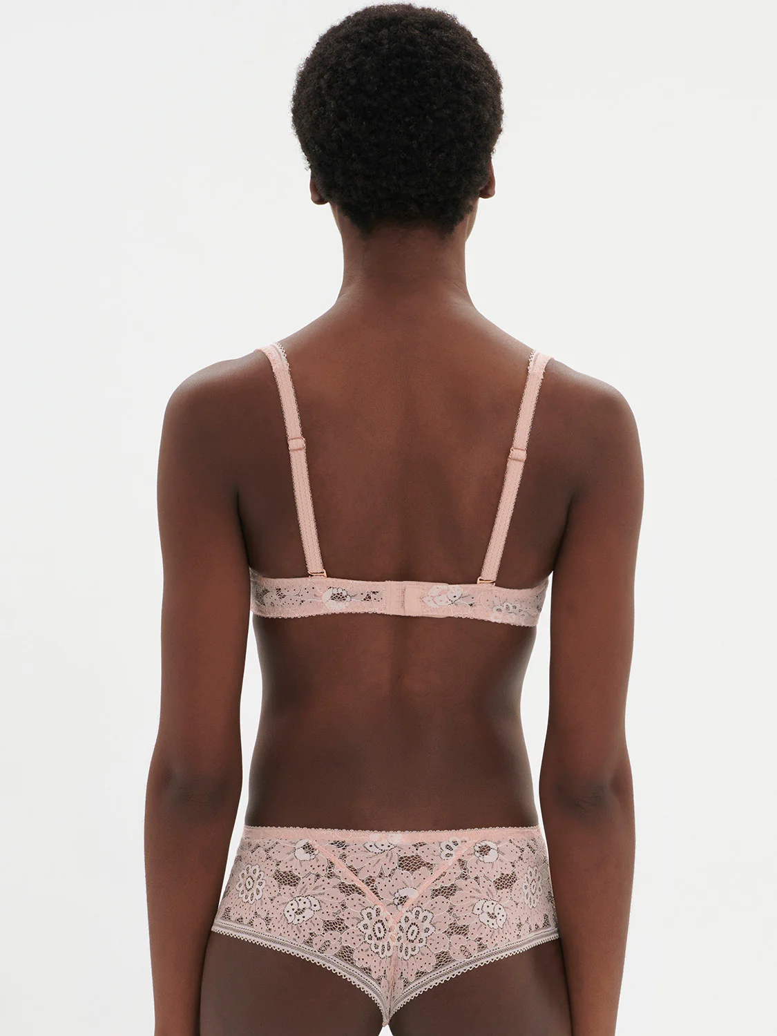 Soft cup triangle bra - Ballet Pink - Image 3