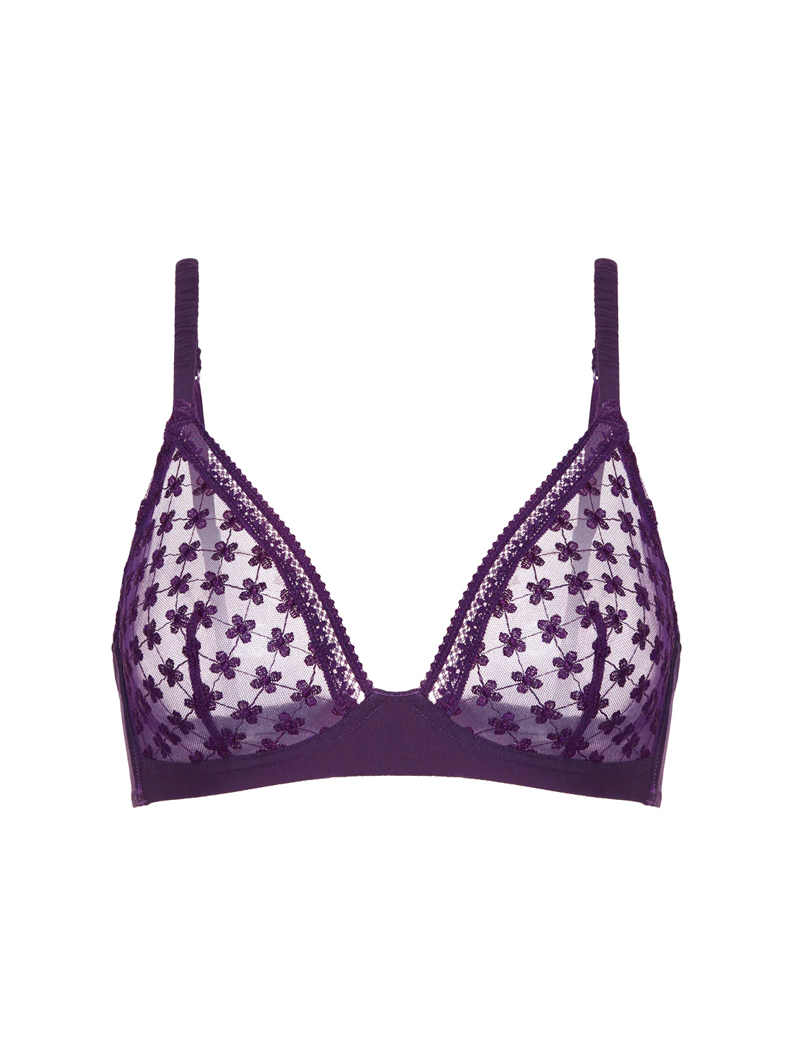 Soft cup triangle bra - Euphoria Purple - Image 4