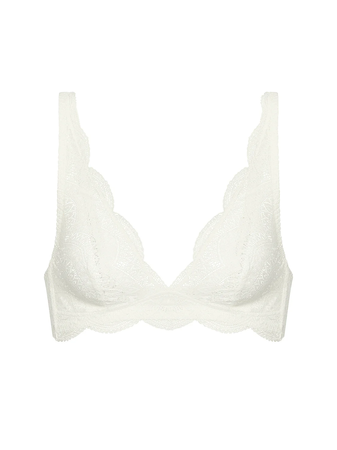 Soft cup triangle bra - Natural - Image 8