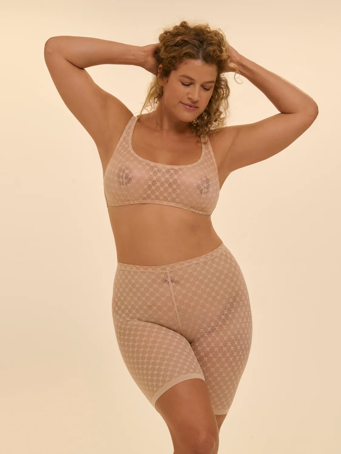 Soft cup triangle bra - Peau rosée - Image 10
