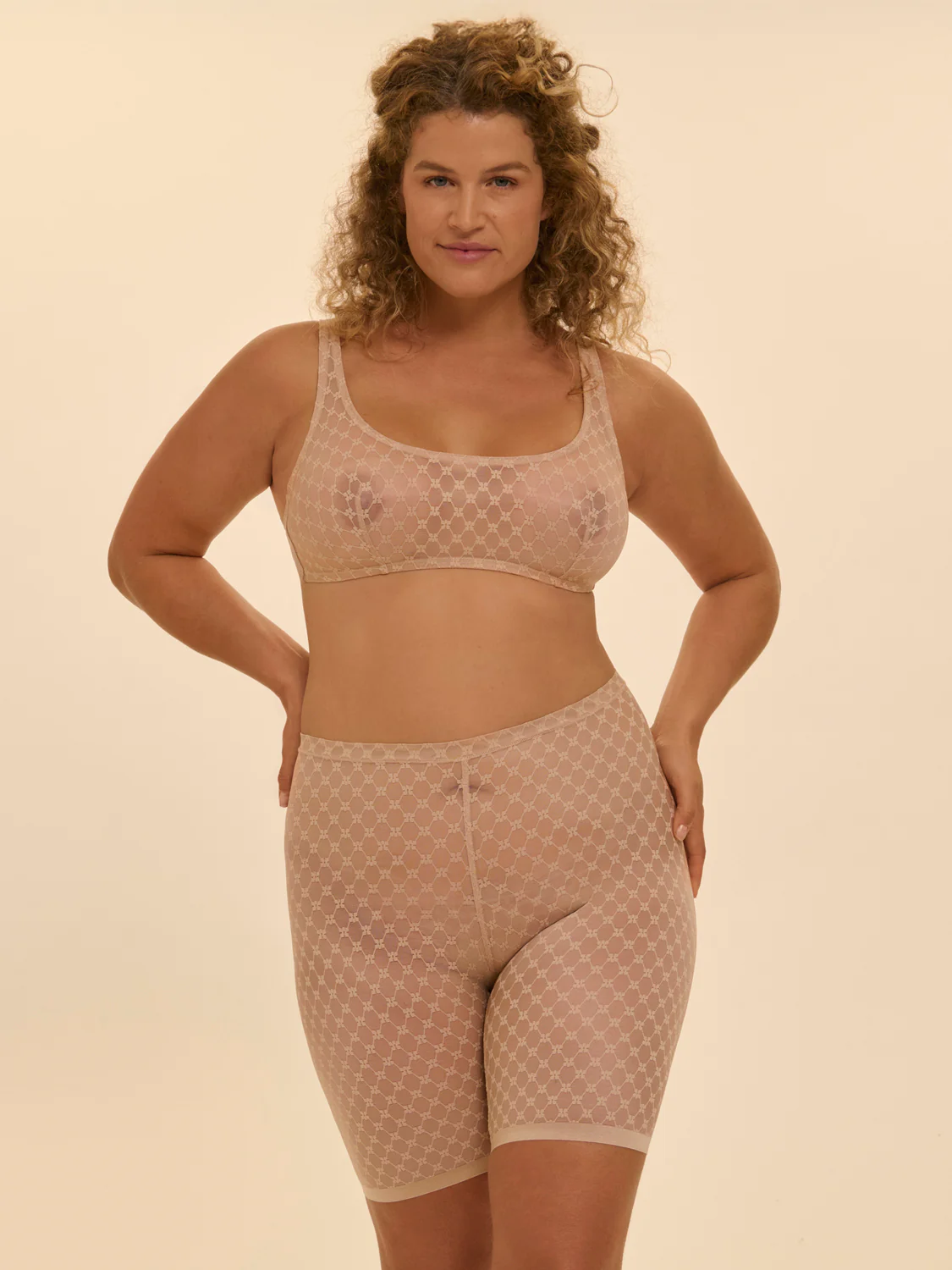 Soft cup triangle bra - Peau rosée - Image 11