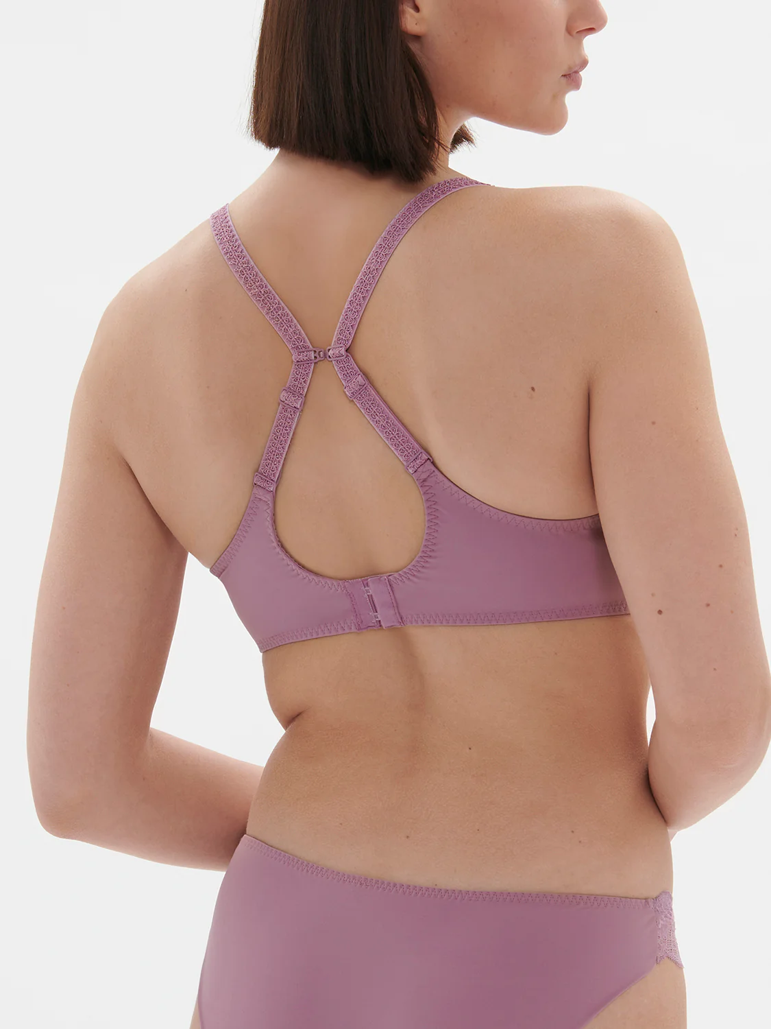 Spacer plunge bra - Glamourous Mauve - Image 8