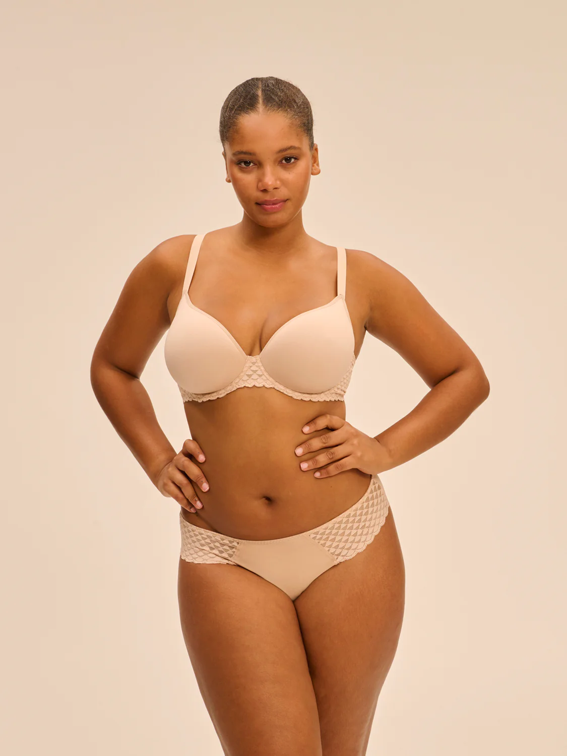 Spacer plunge bra - Peau rosée - Image 14