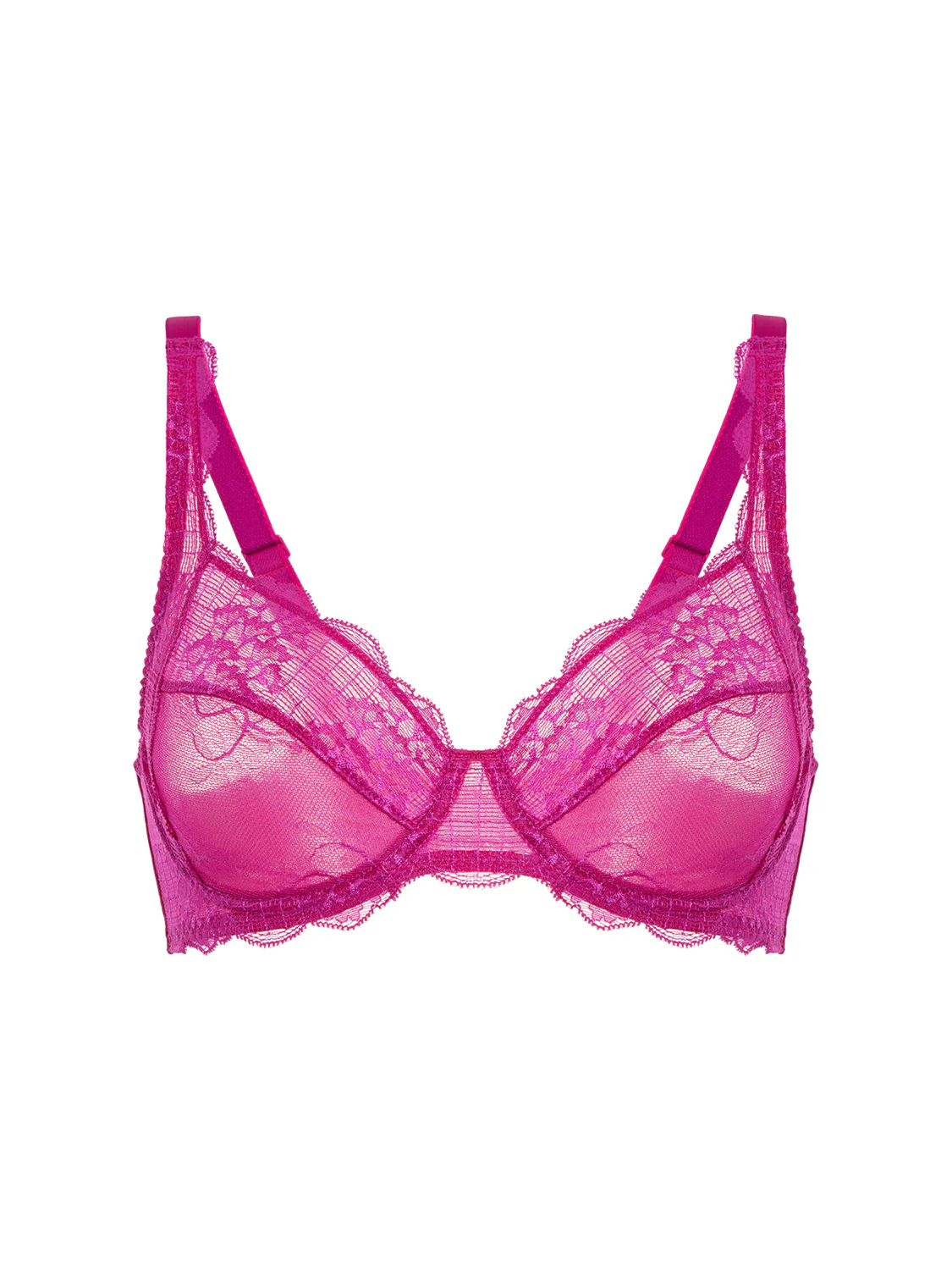 Squared neckline full cup bra - Azalea - Image 7