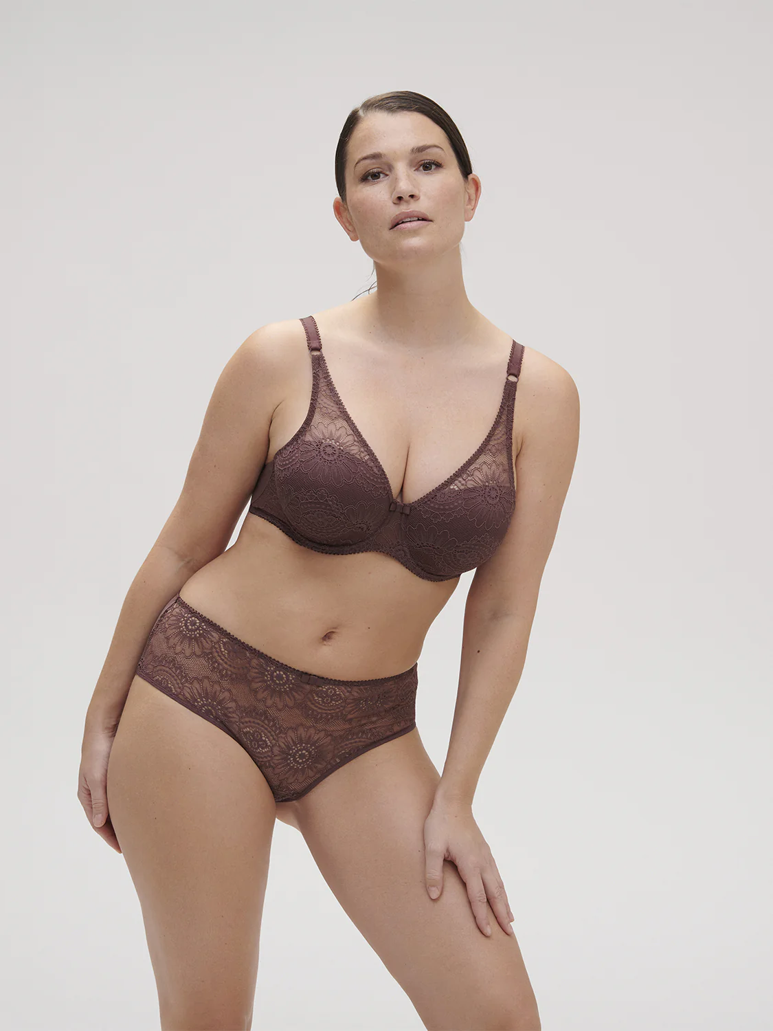 Squared neckline spacer bra - Byzantine - Image 13