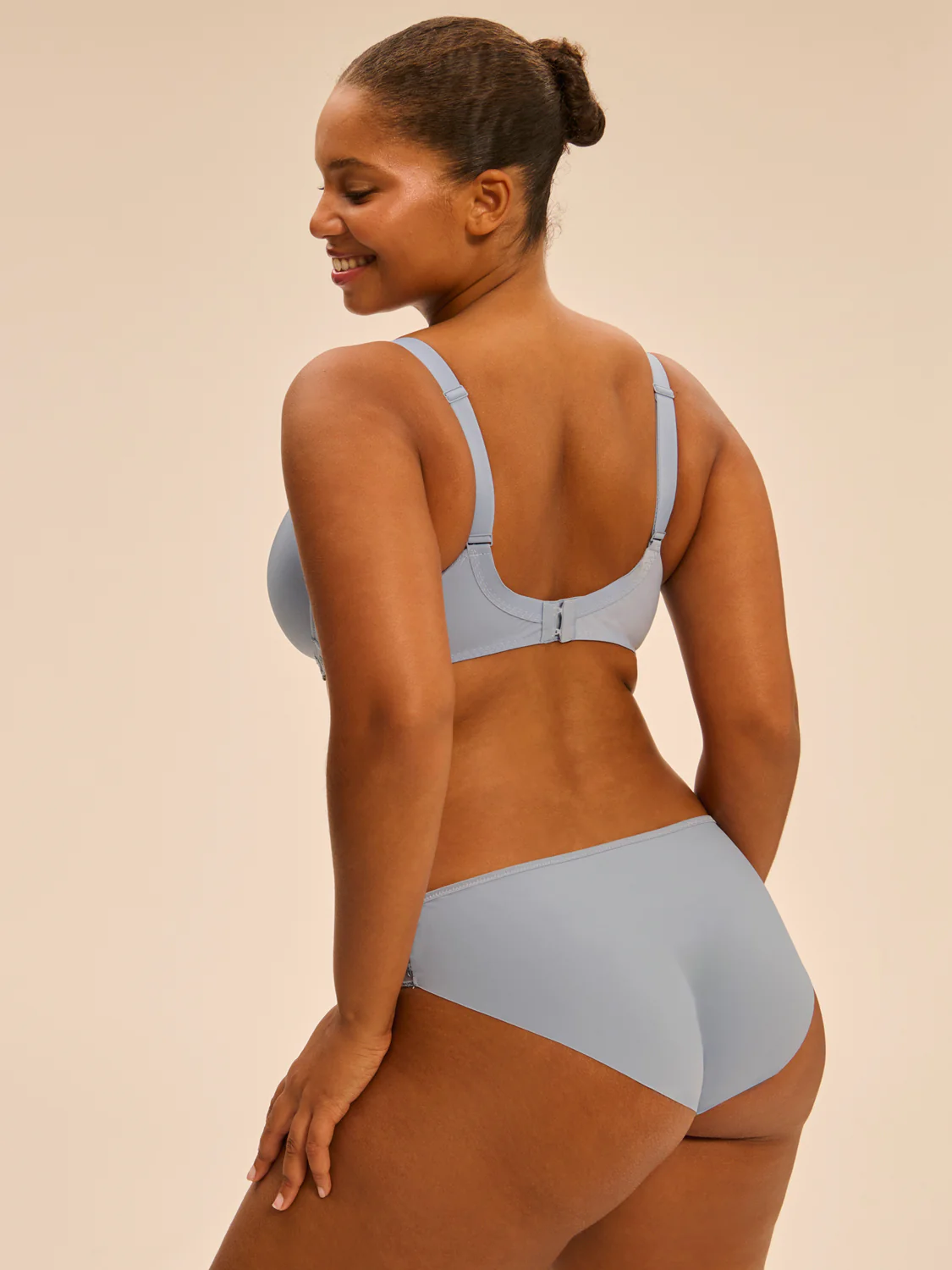Squared neckline spacer bra - Dream Blue - Image 11