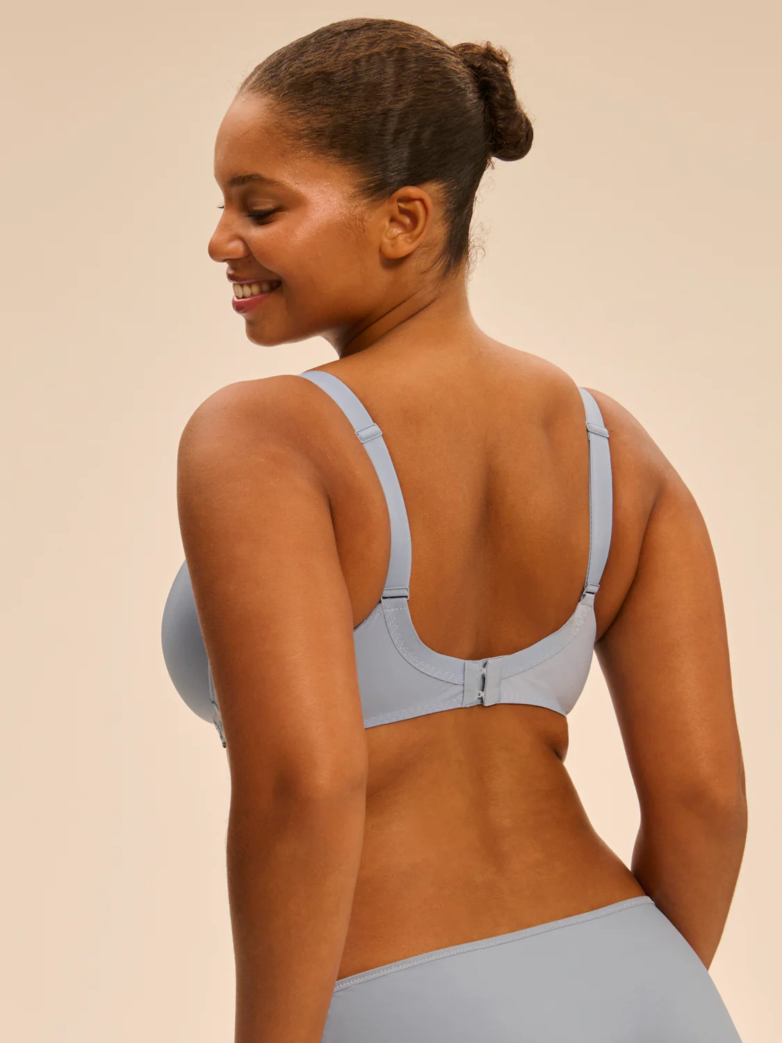 Squared neckline spacer bra - Dream Blue - Image 8