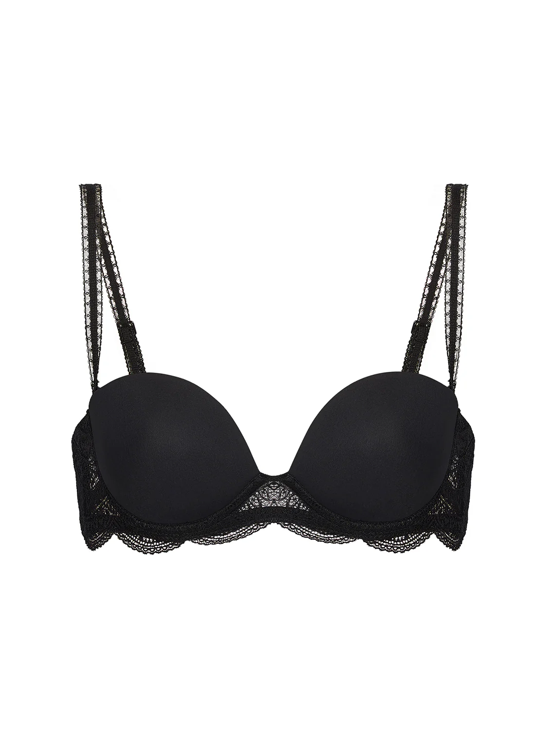 Strapless plunge bra - Black - Image 6