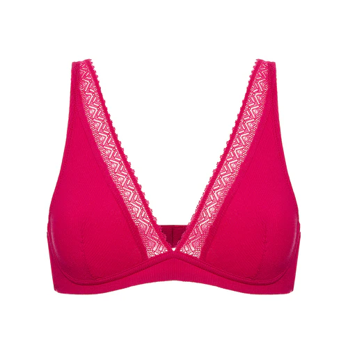 Structured wireless bra - Fuschia - Image 11