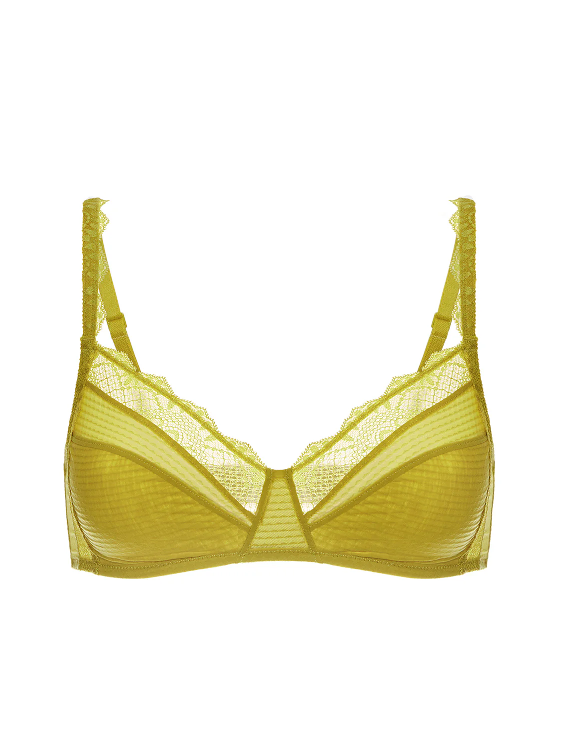 Structured wireless bra - Matcha - Image 4