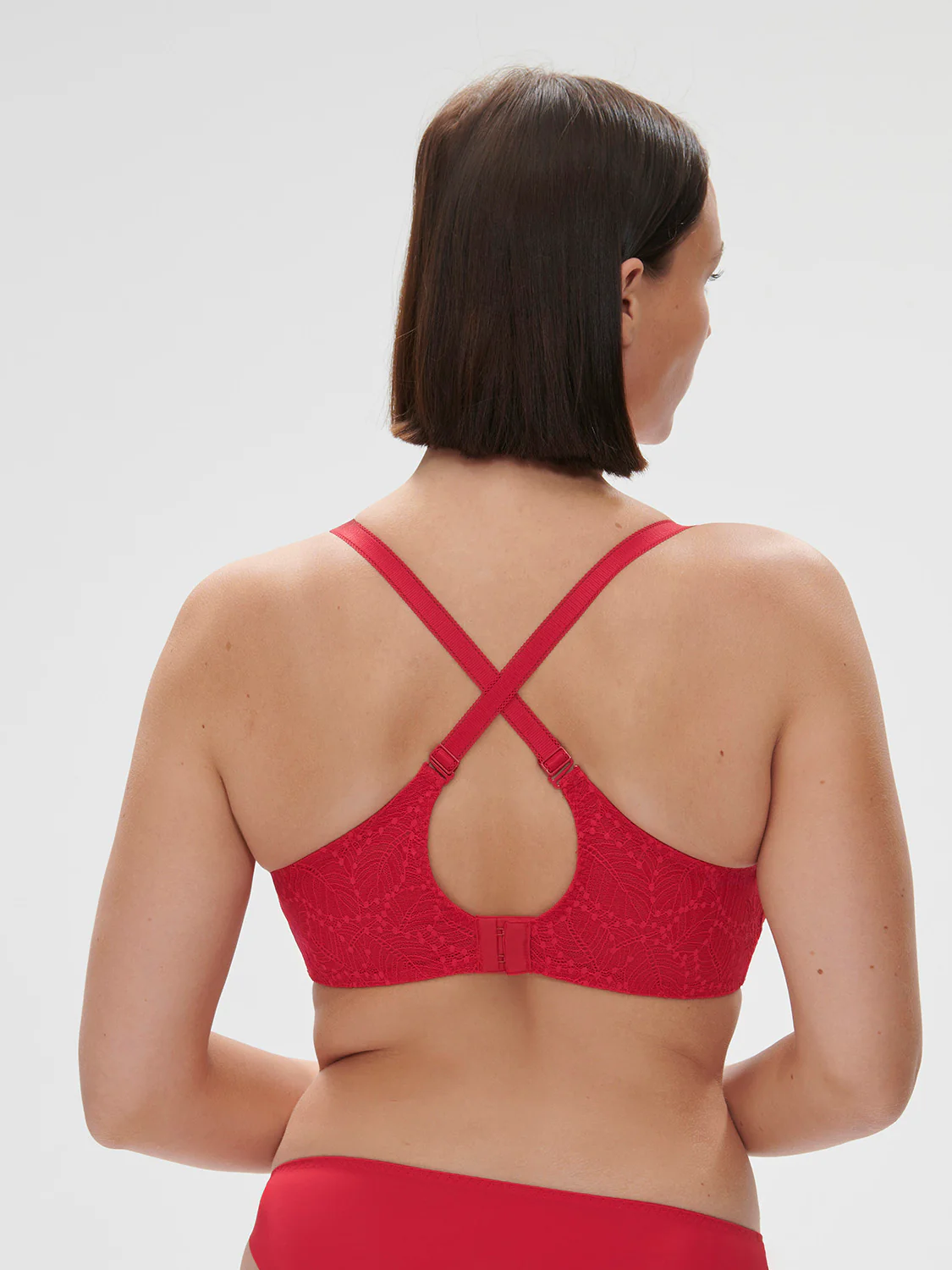 Structured wireless bra - Ruby pink - Image 8