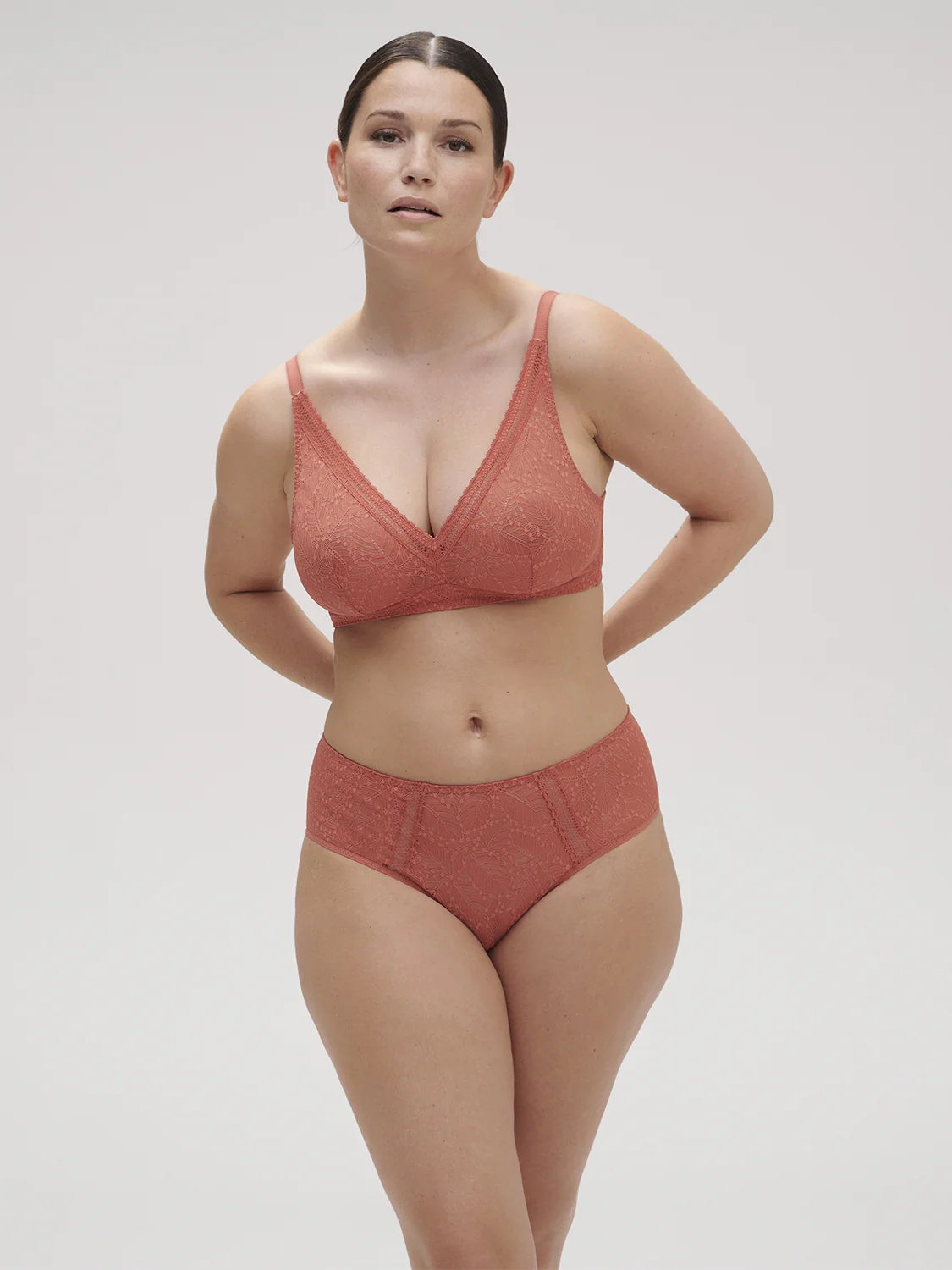 Structured wireless bra - Texas Pink - Image 13
