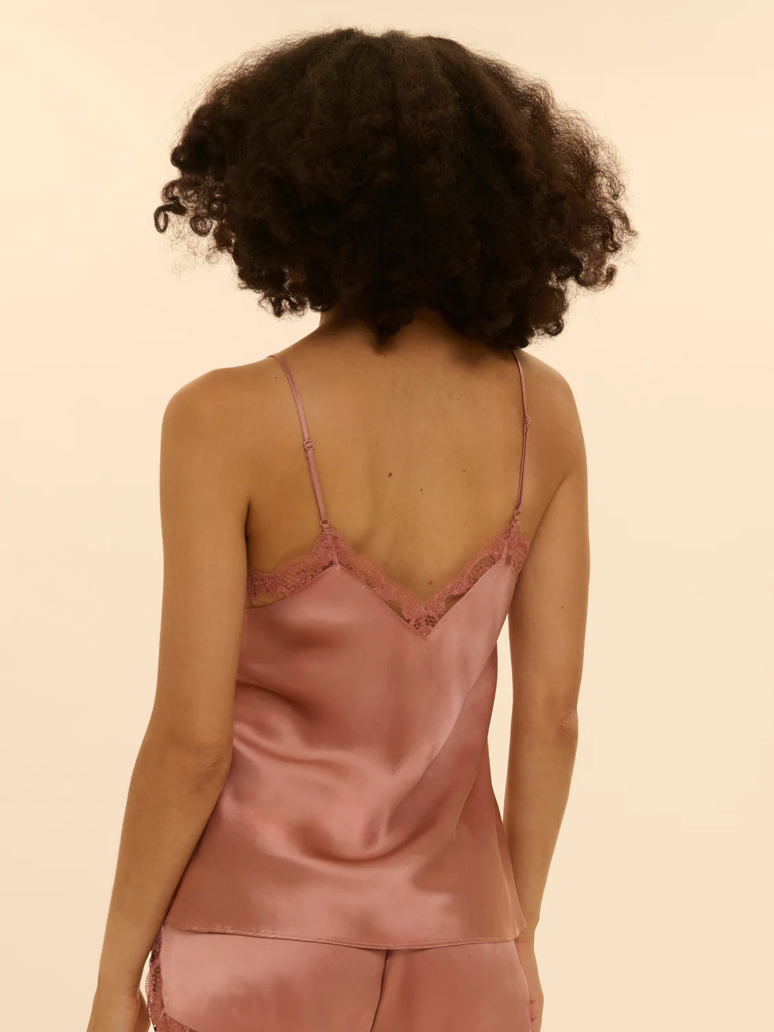 Top with embroidery - Smokey Pink - Image 4