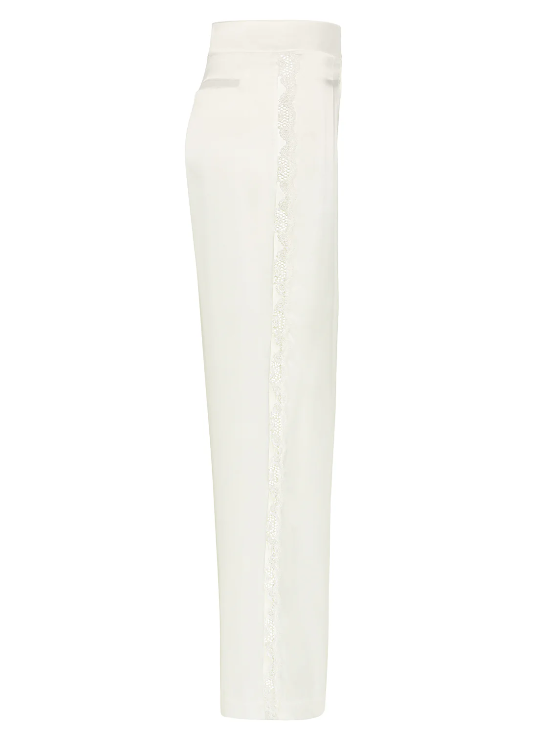 Trousers with embroidery - Natural - Image 6