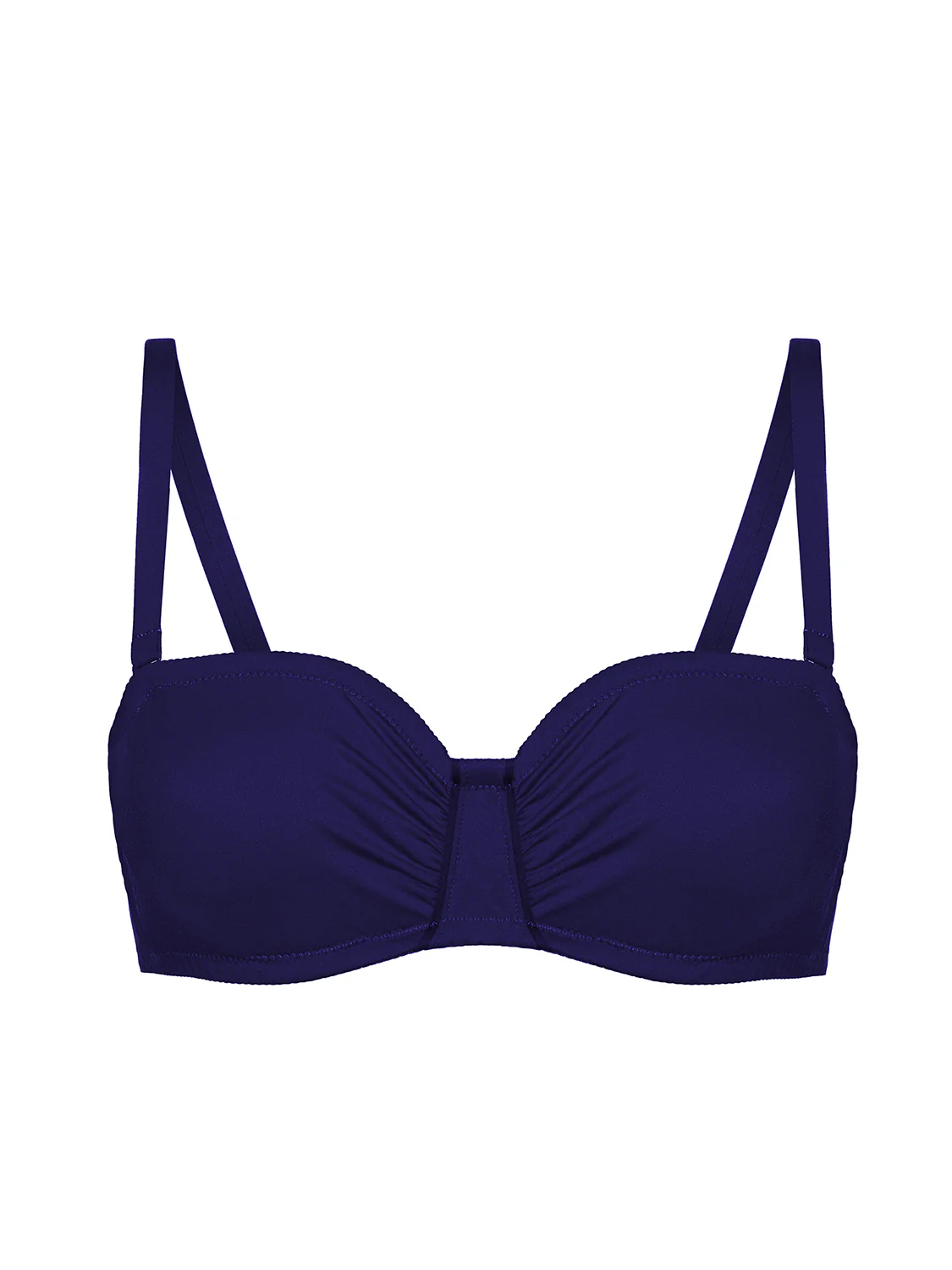 Underwired bandeau bikini top - Midnight - Image 8
