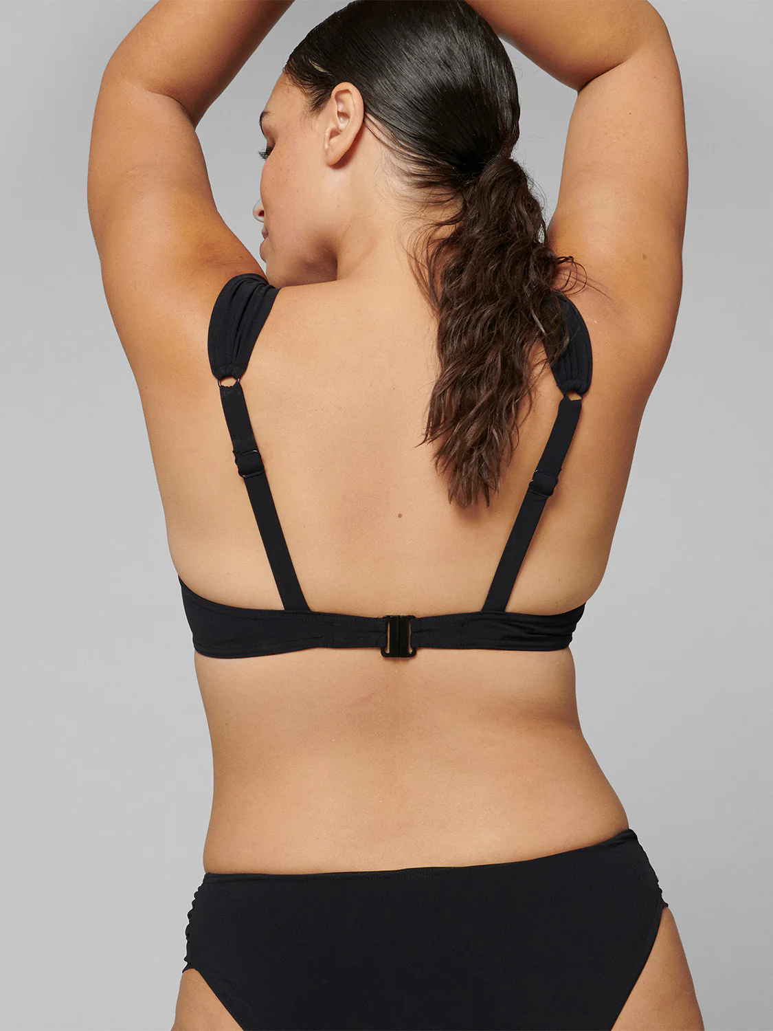 Underwired bikini top - Black - Image 5