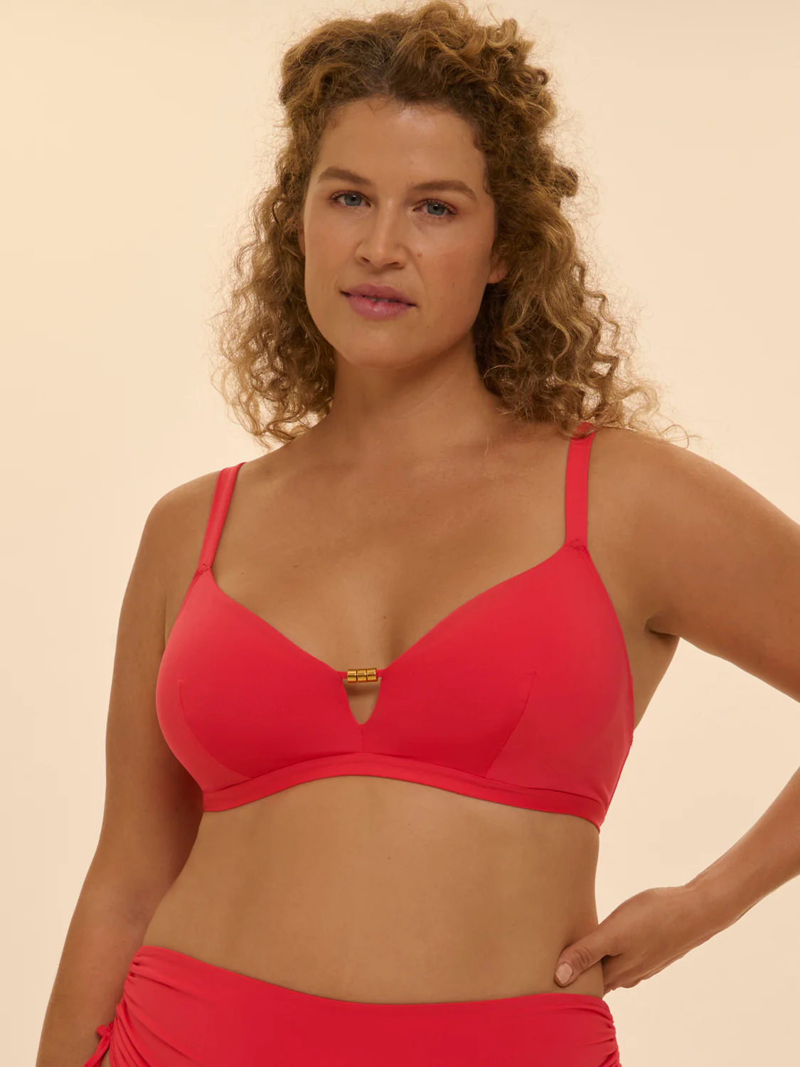 Underwired bikini triangle - Flamingo