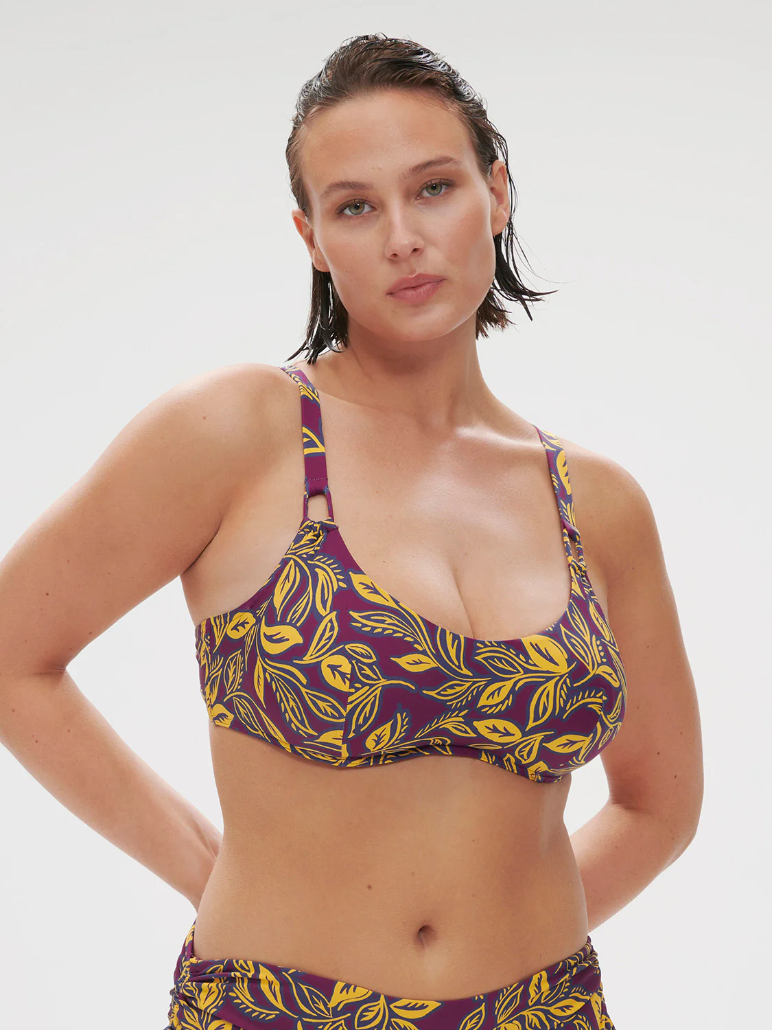 Underwired brassière - Agadir Purple Print - Image 6