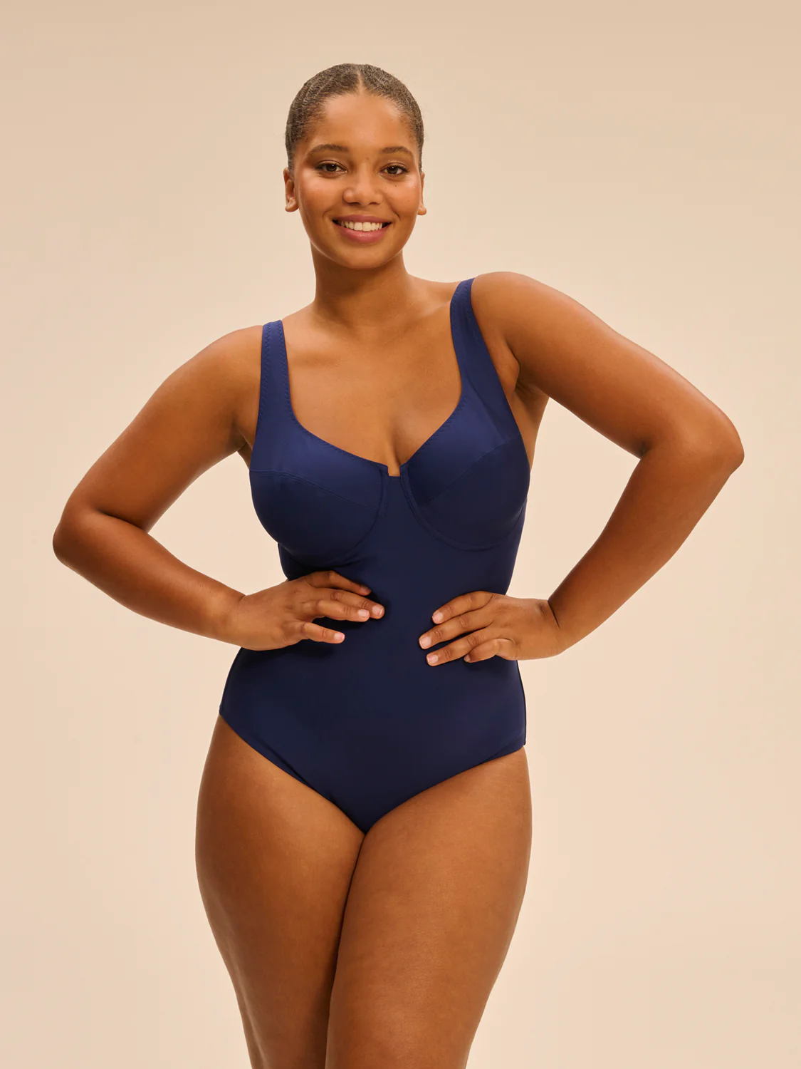 Underwired one-piece swimsuit - Midnight - Image 10