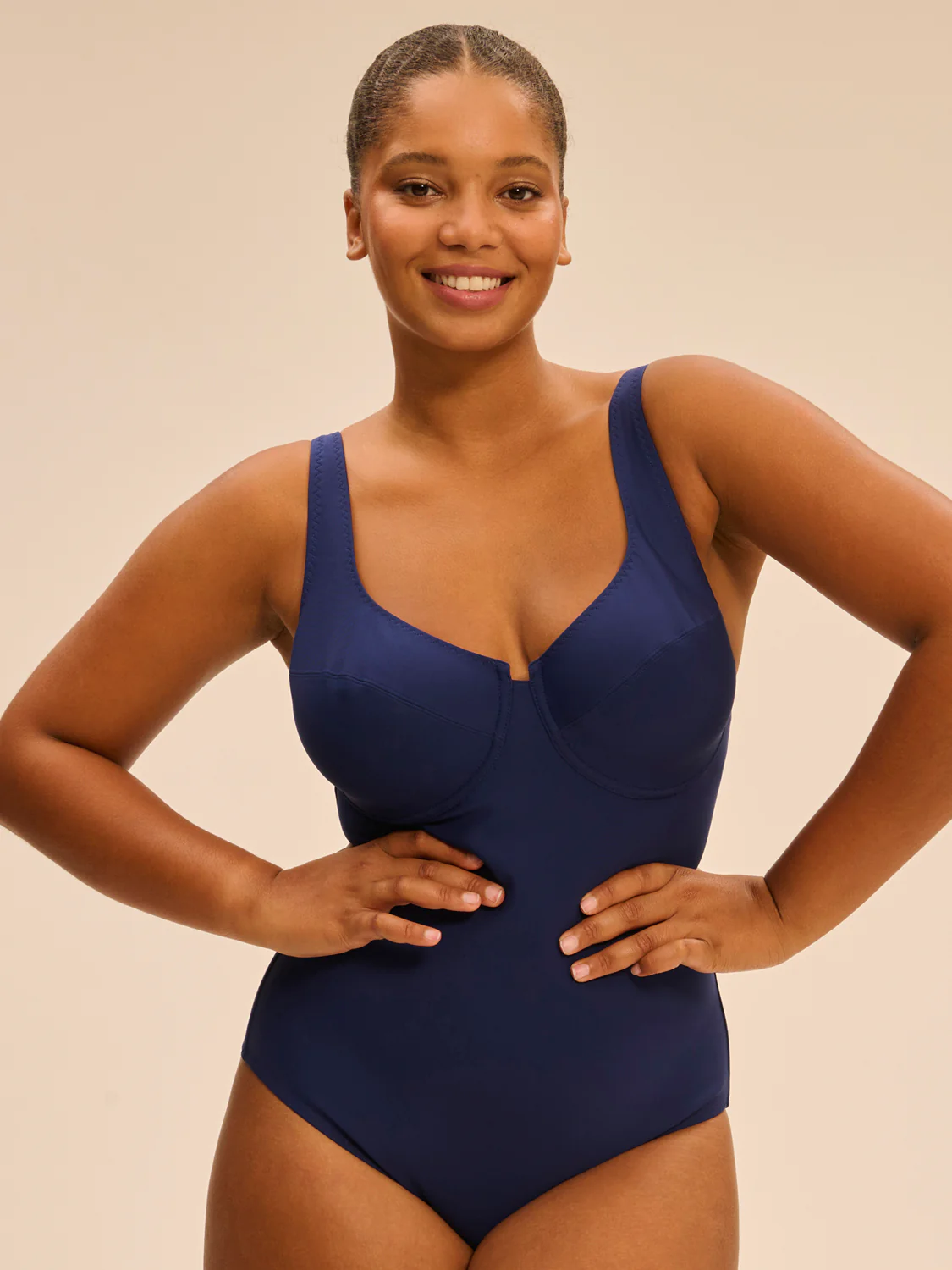 Underwired one-piece swimsuit - Midnight - Image 7