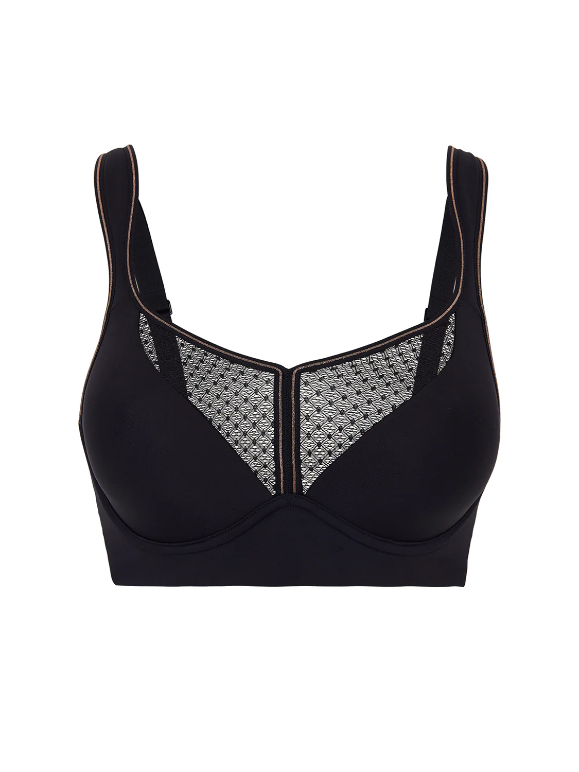 Underwired sports bra - Black - Image 11