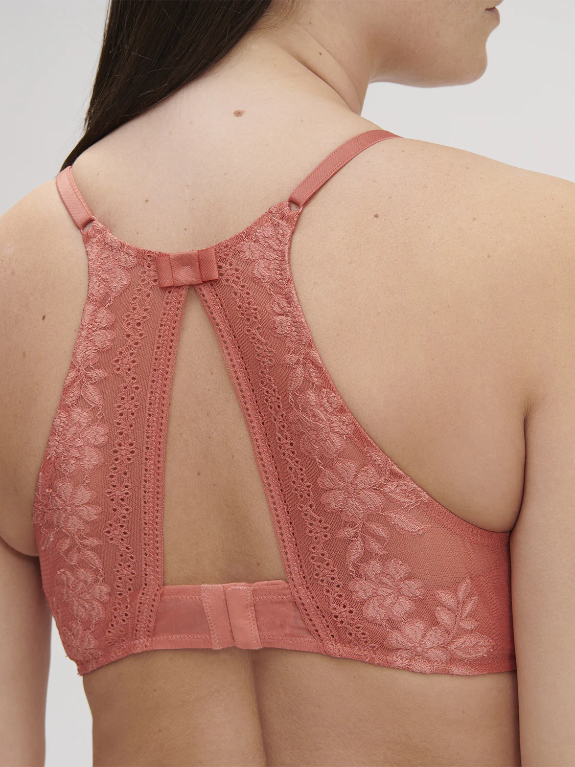 Underwired triangle bra - Texas Pink - Image 12