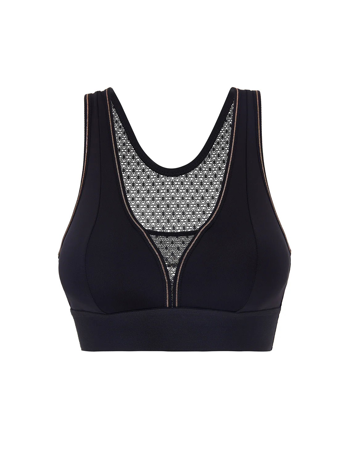Wireless sports bra - Black - Image 8